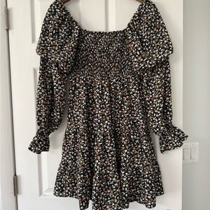 Floral Off-Shoulder Dress